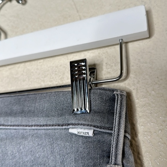 Mother The Insider Crop Step Fray Best Left in the Shadows Jeans Size 24 - Picture 11 of 12